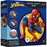Puzzle 50 drewniane Wood Craft Junior Moc Spidermana 20204