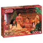 Puzzle 500 el. FALCON CHRISTMAS Świąteczny posiłek