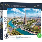 Puzzle 500 elementów UFT Widok miasta Paryż, Francja