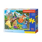Puzzle 70 elementów - Księżniczki w ogrodzie