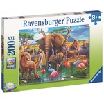 Puzzle dla dzieci 2D  Dzikie zwięrzeta 200 elementów
