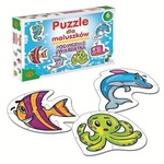 Puzzle dla maluszków - Podwodne zwierzątka