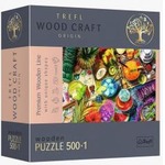Puzzle drewniane 500+1 Kolorowe koktajle TREFL