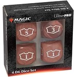 Ultra Pro: Magic the Gathering - Red Mana - 22 mm Deluxe Loyalty Dice Set
