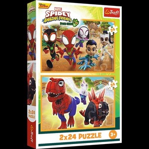 34432 "2x24 - Spidey i dinozaury" / Spidey and his Amazing Friends Marvel FSC Mix 70%