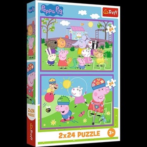 34435 "2x24 - Peppa na placu zabaw" / Peppa Pig FSC Mix 70%