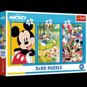 34887 "3x80 - Ekipa Myszki Miki" / Disney Mickey Mouse and Friends FSC Mix 70%