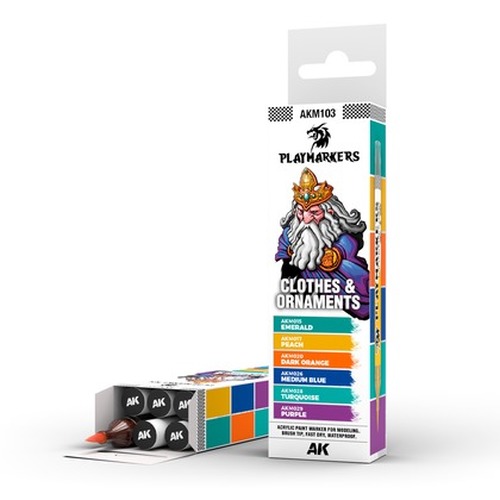 AK Interactive: Playmarkers - Clothes & Ornaments (6)