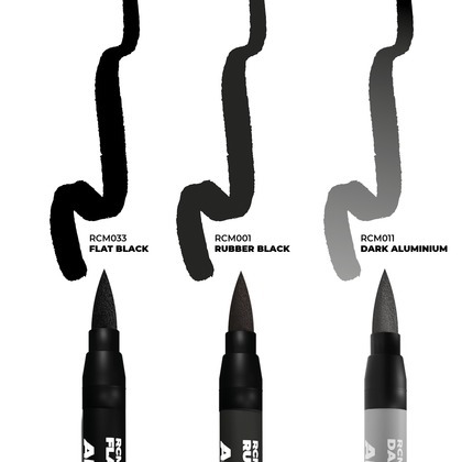 AK Interactive: Real Colors Markers - RCM102 - Set - Wheels (3)