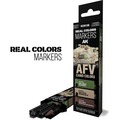 AK Interactive: Real Colors Markers - RCM108 - Set - Late German AFV Camo Colors (3)