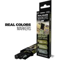 AK Interactive: Real Colors Markers - RCM109 - Set - WWII Allied Aircraft Cockpit Colors (3)