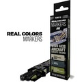 AK Interactive: Real Colors Markers - RCM110 - Set - WWII Axis Aircraft Cockpit Colors (3)