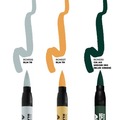 AK Interactive: Real Colors Markers - RCM111 - Set - WWII Axis Aircraft Squiggle Camouflage Colors (3)