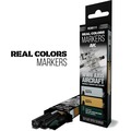 AK Interactive: Real Colors Markers - RCM111 - Set - WWII Axis Aircraft Squiggle Camouflage Colors (3)