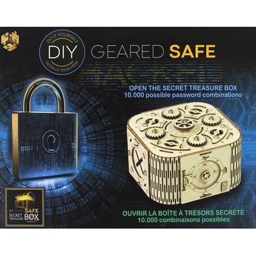 Łamigłówka Treasure Box Geared Safe Secret diy poziom 3/4
