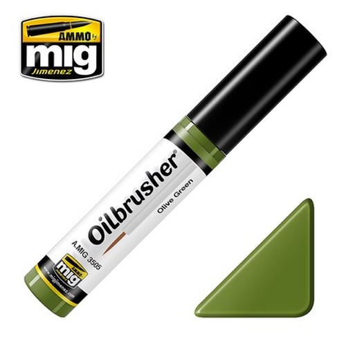 Ammo: Oilbrusher - Olive Green (10 ml)