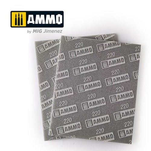 Ammo: Sanding Sponge Sheet - 220 (2)