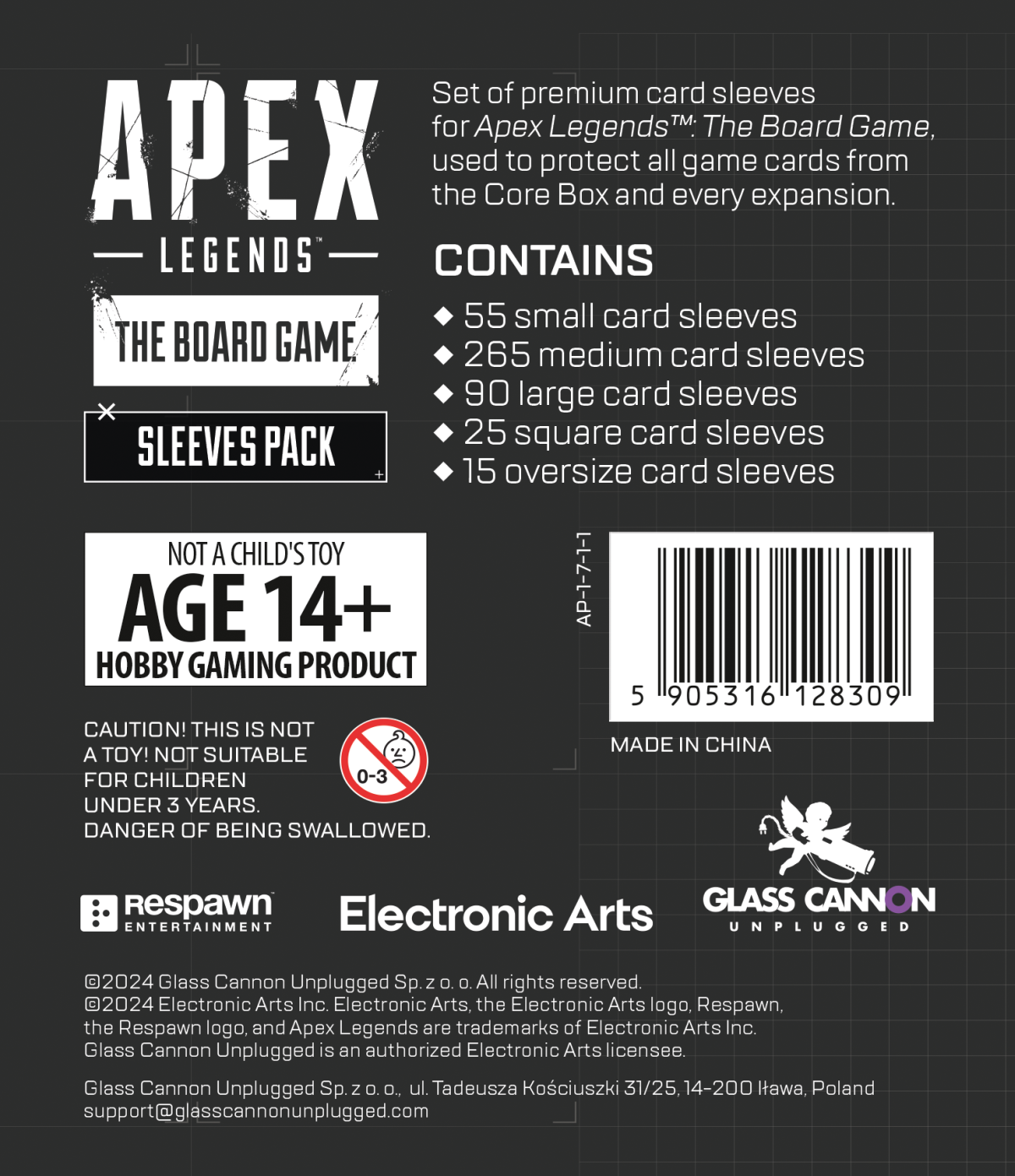 Apex Legends: The Board Game - Sleeves Pack
