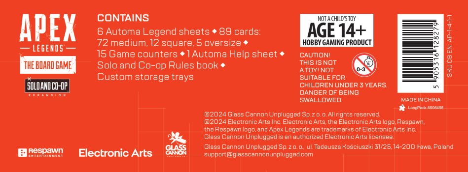 Apex Legends: The Board Game - Solo and Co-op Expansion