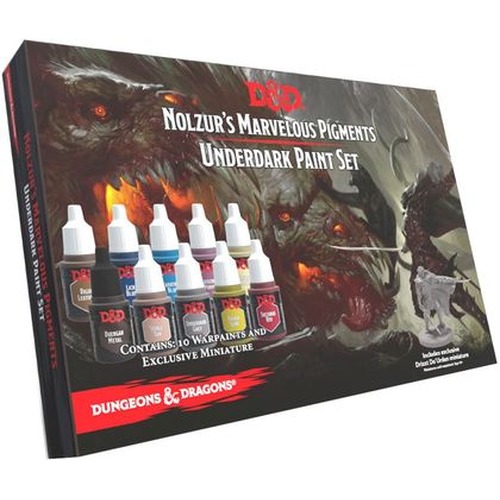 Army Painter - Dungeons & Dragons - Nolzur\'s Marvelous Pigments - Underdark Paint Set