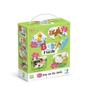 Baby puzzle 4w1 Dzień na farmie