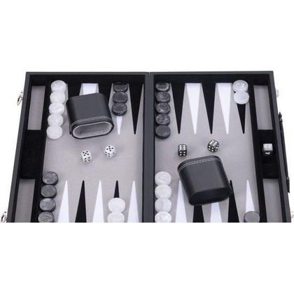 Backgammon czarno-biały