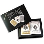 Bicycle: Prestige Gold and Silver poker decks