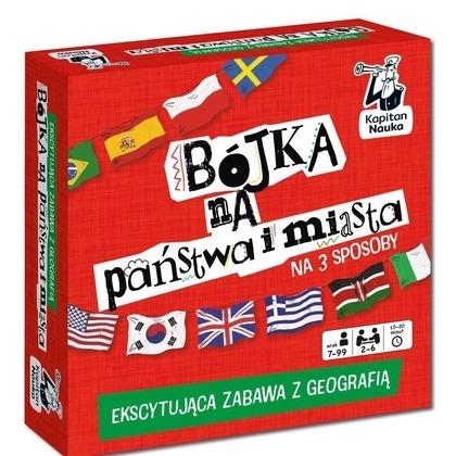 Bójka na państwa i miasta. Gra geograficzna