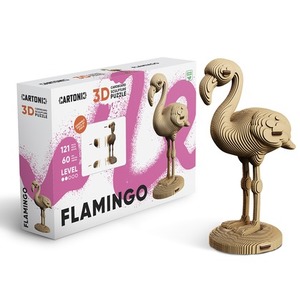 Cartonic 3D Puzzle FLAMINGO