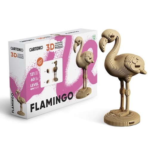 Cartonic 3D Puzzle FLAMINGO