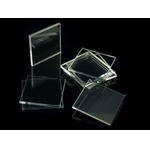 Crafters: Podstawki akrylowe - Transparentne - Kwadratowe 3x40 mm (8)