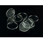 Crafters: Podstawki akrylowe - Transparentne - Okrągłe 40 mm (10)