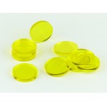 Crafters: Znaczniki akrylowe - Transparentne - Żółte (10)