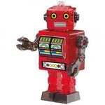 Crystal puzzle Robot czerwony