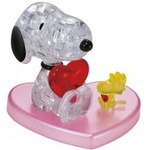 Crystal puzzle Snoopy z sercem