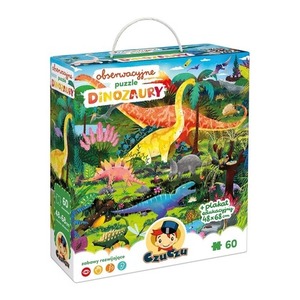 CzuCzu Obserwacyjne puzzle Dinozaury 4+