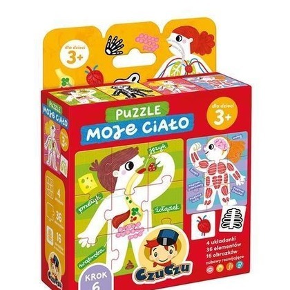 CzuCzu Puzzle Moje ciało 3+