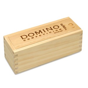 Domino 6-oczkowe (w drewnianym pudełku) (250)