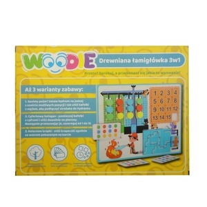 Drewniana łamigłówka 3w1 Woodie