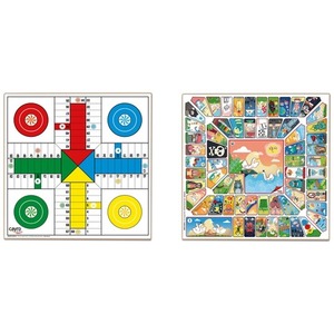 Drewniana plansza do gry (Chińczyk / Gęś 33x33 cm) (T-135)