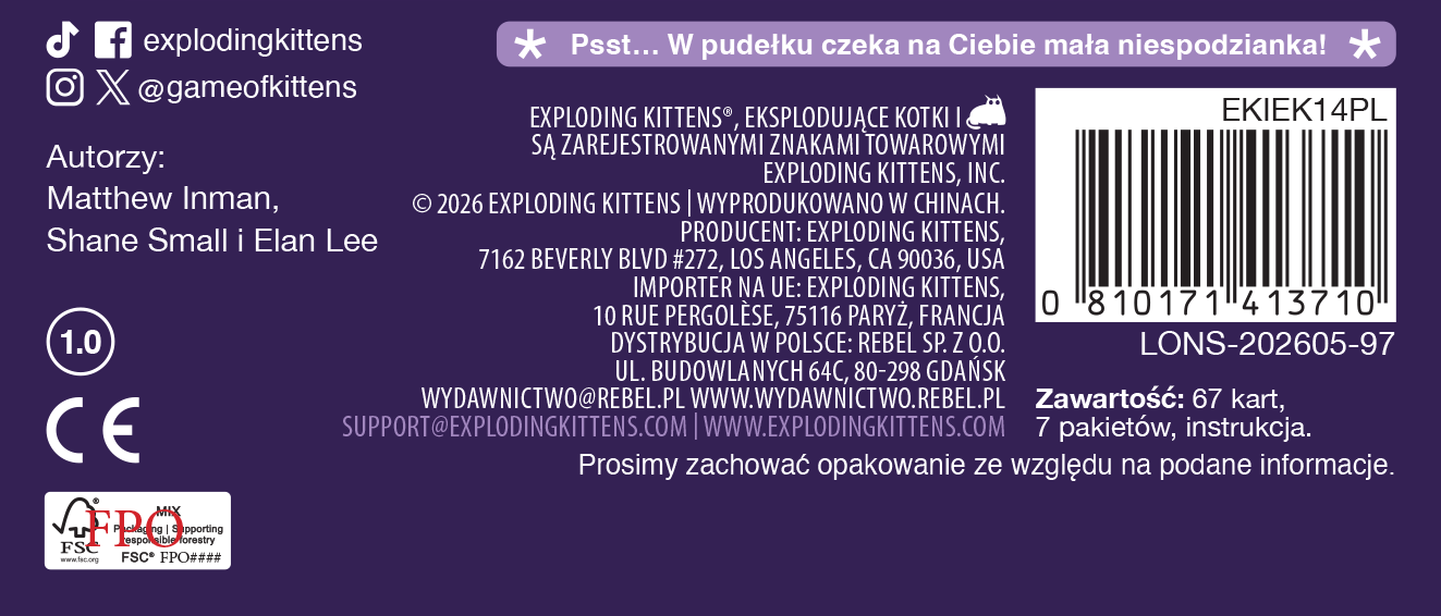 Eksplodujące Kotki: Niech cię kłaczek!
