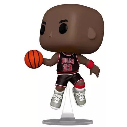 Funko POP NBA: Chicago Bulls - Michael Jordan (with Jordans)(Black Pinstripe Jersey)(Exclusive)