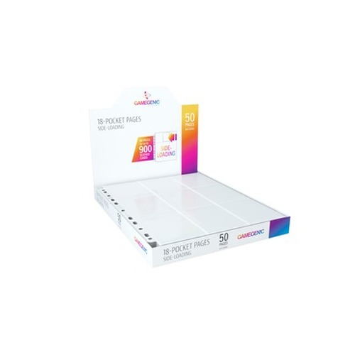 Gamegenic: 18-Pocket Pages Sideloading - White (50 szt)