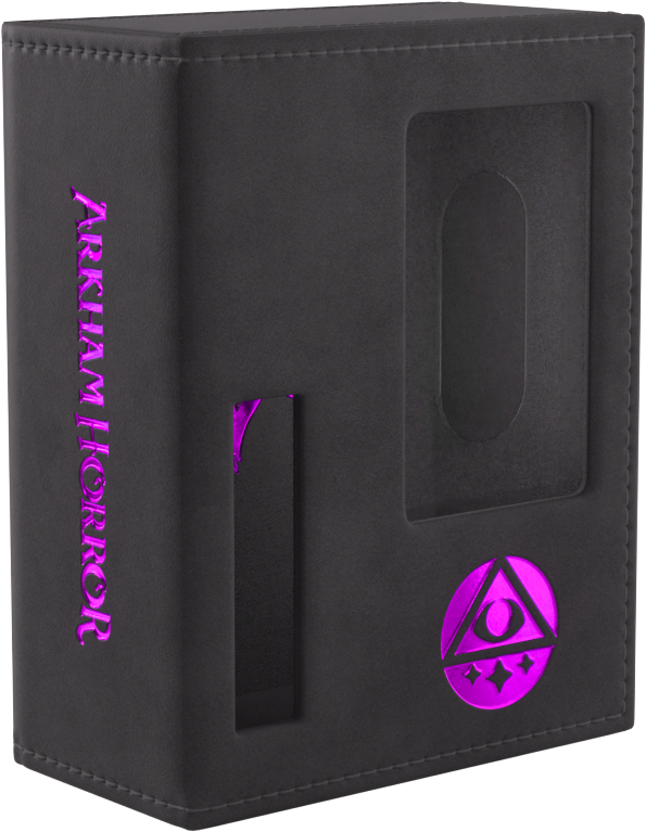 Gamegenic: Arkham Horror - Investigator Deck Tome - Mystic (Black-Purple)