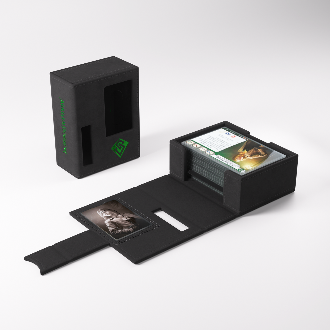 Gamegenic: Arkham Horror - Investigator Deck Tome - Rogue (Black-Green)