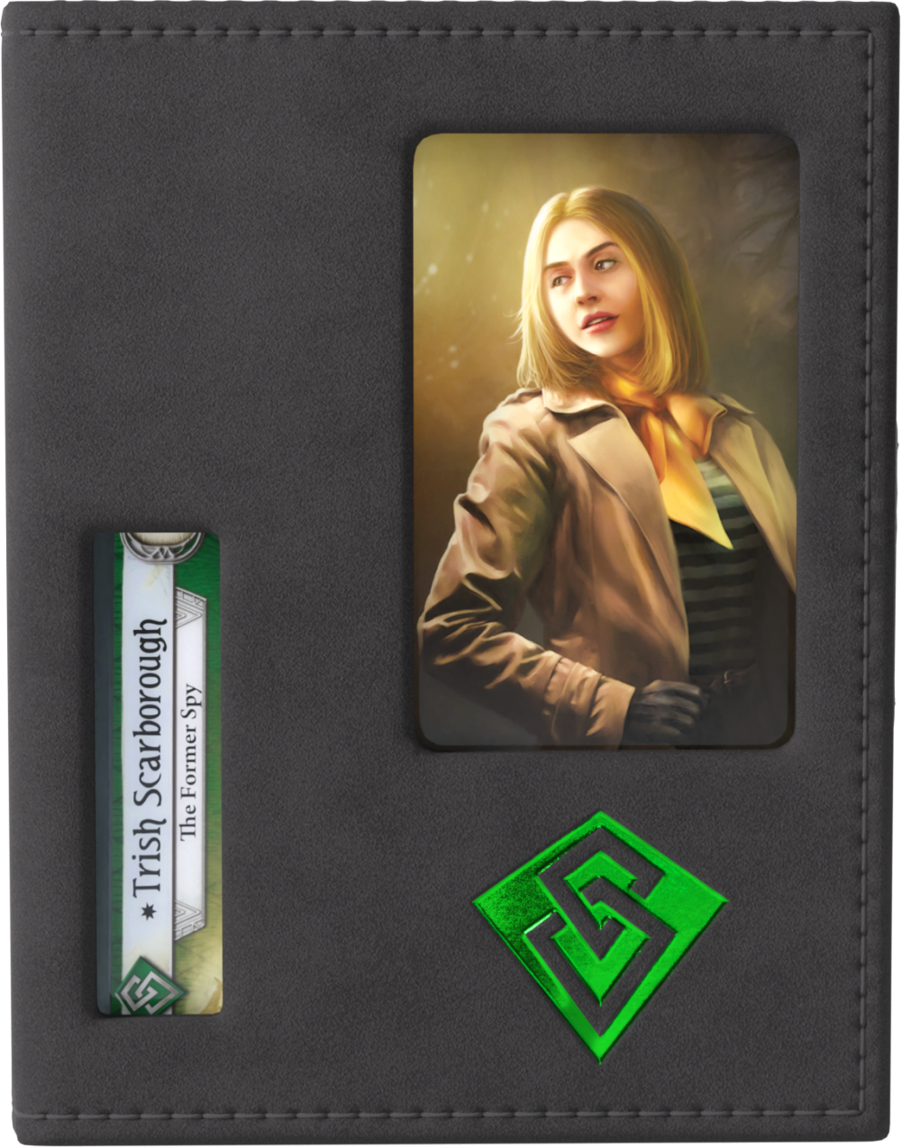Gamegenic: Arkham Horror - Investigator Deck Tome - Rogue (Black-Green)