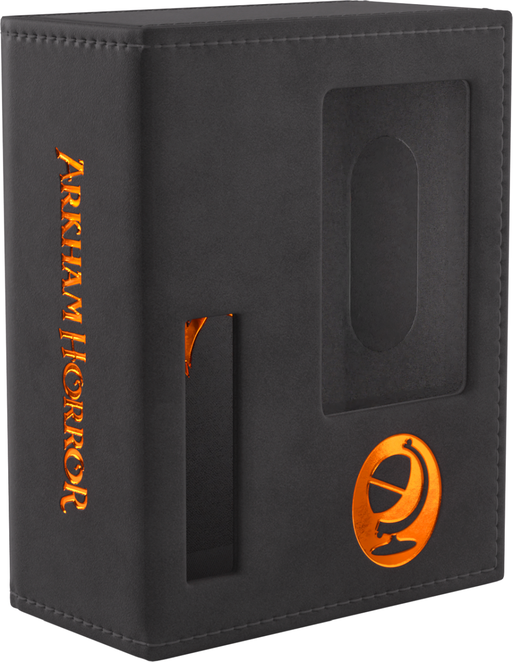Gamegenic: Arkham Horror - Investigator Deck Tome - Seeker (Black-Orange)