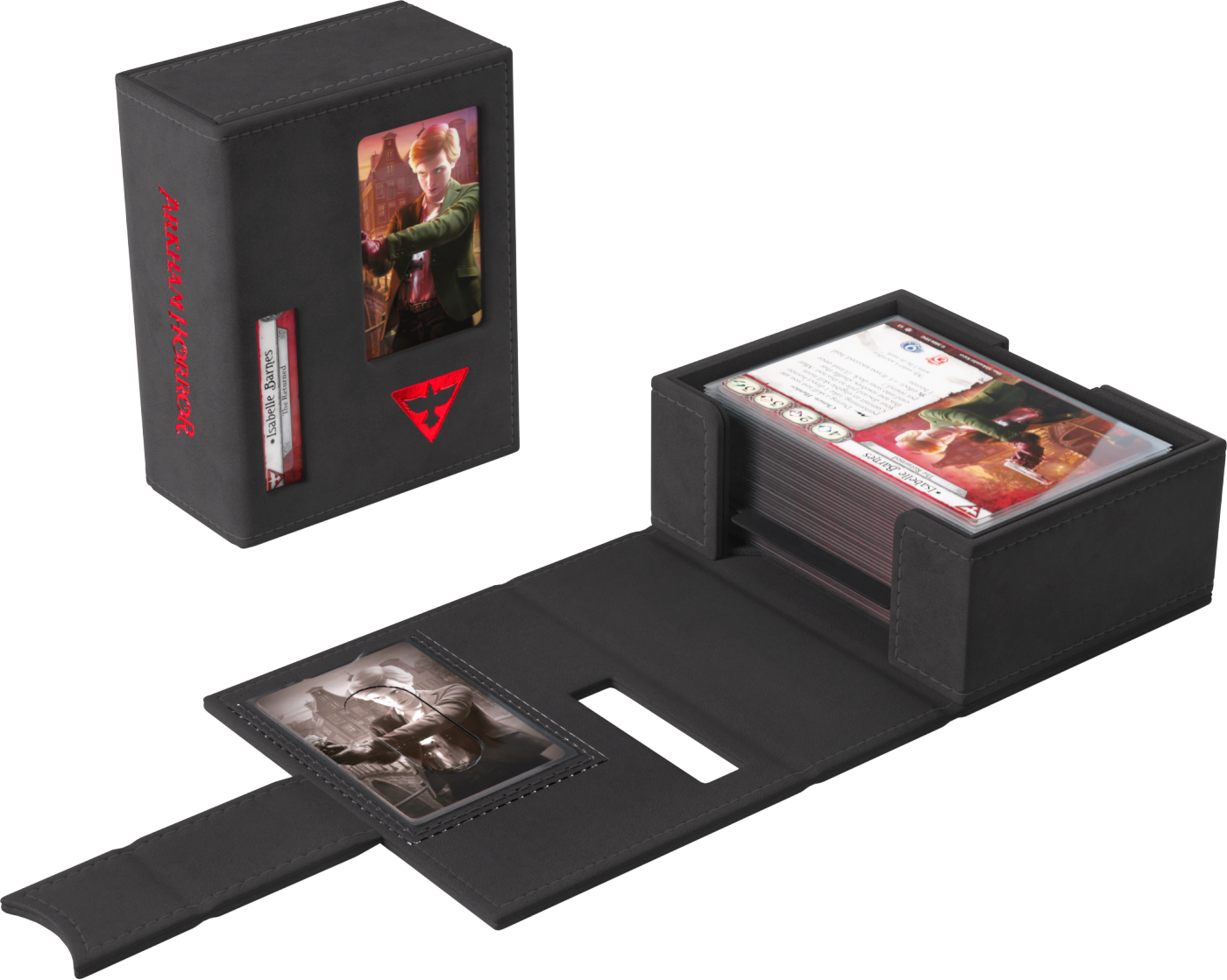 Gamegenic: Arkham Horror - Investigator Deck Tome - Survivor (Black-Red)