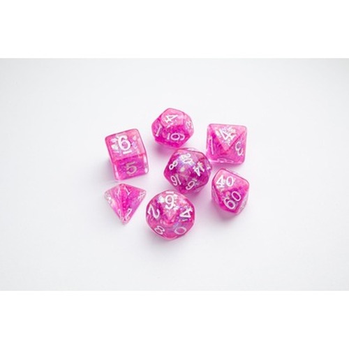 Gamegenic: Candy-like Series - RPG Dice Set - Raspberry