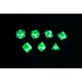 Gamegenic: Glow Series - RPG Dice Set - Toxic Stones